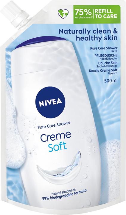 Produktbild NIVEA DUPLIKAT Pflegedusche Creme Soft Refill (500 ml)