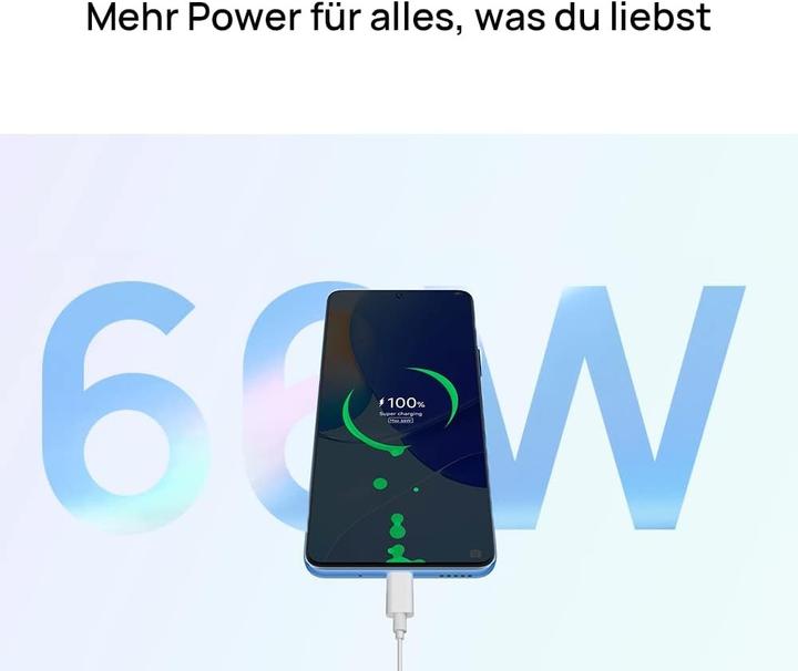 Produktbild Huawei Smartphone mit 6,78 Zoll FullView Display, 108 MP Kamera, 66W SuperCharger, ultraschmalem Rahmen (Kristallblau, 6.78")