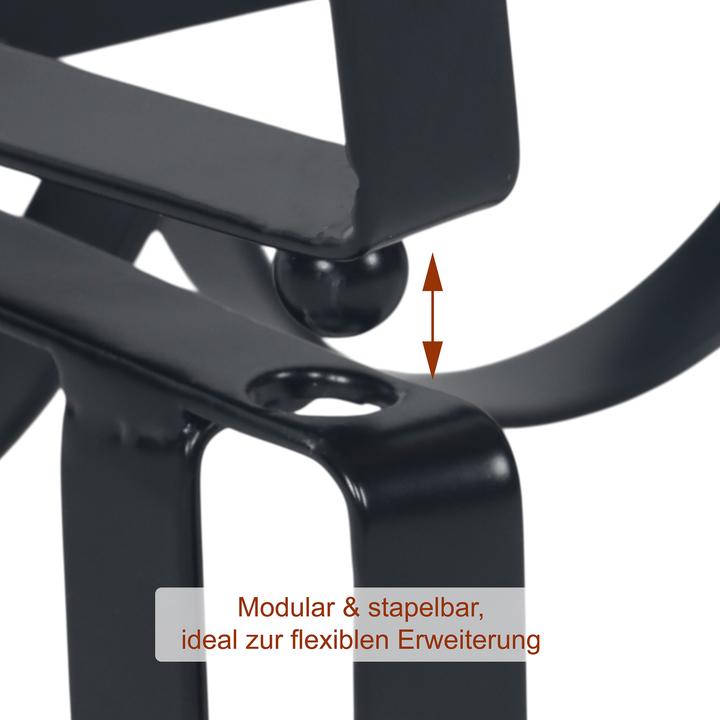 Actual product image Relaxdays winerack (10 bottles, 40 x 40 x 19 cm)