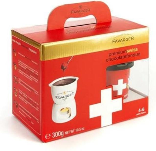 Actual product image Favarger HERITAGE Chocolate Fondue Kit (1060 g)