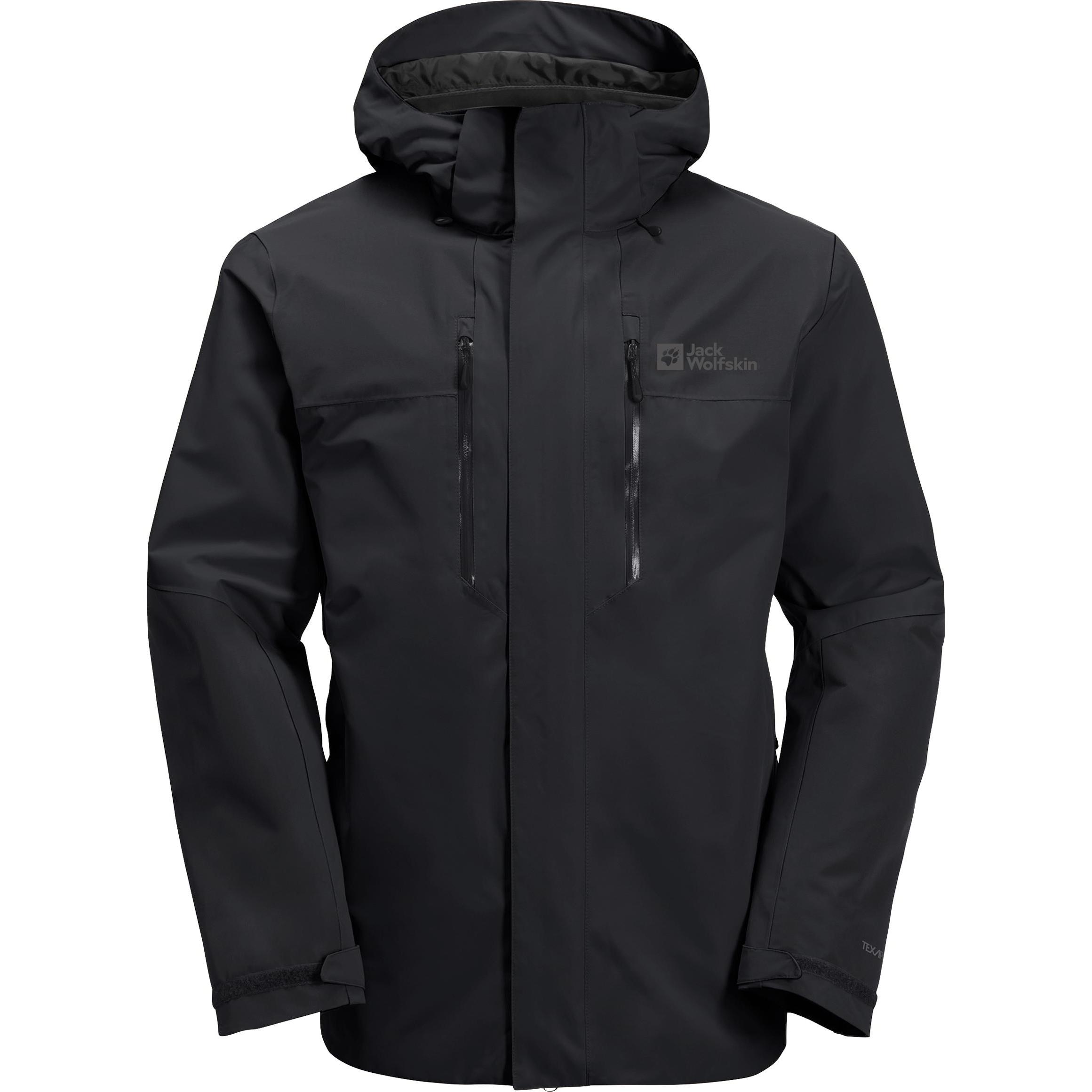 Jack Wolfskin, Herren, Jacke, Jasper 2L Jacket (S), Schwarz, S