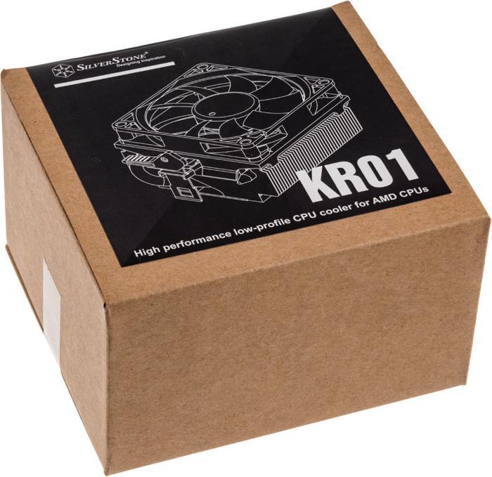Produktbild Silverstone SST-KR01 - Kryton processor cooler, low profile - 80 mm (54 mm)