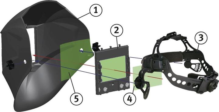 Image du produit Stürmer - Schweisskraft Automatik-Schweissschutzhelm VarioProtect XL-W TC