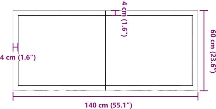 Immagine prodotto VidaXL Emerald (140 x 60 x 6 cm)