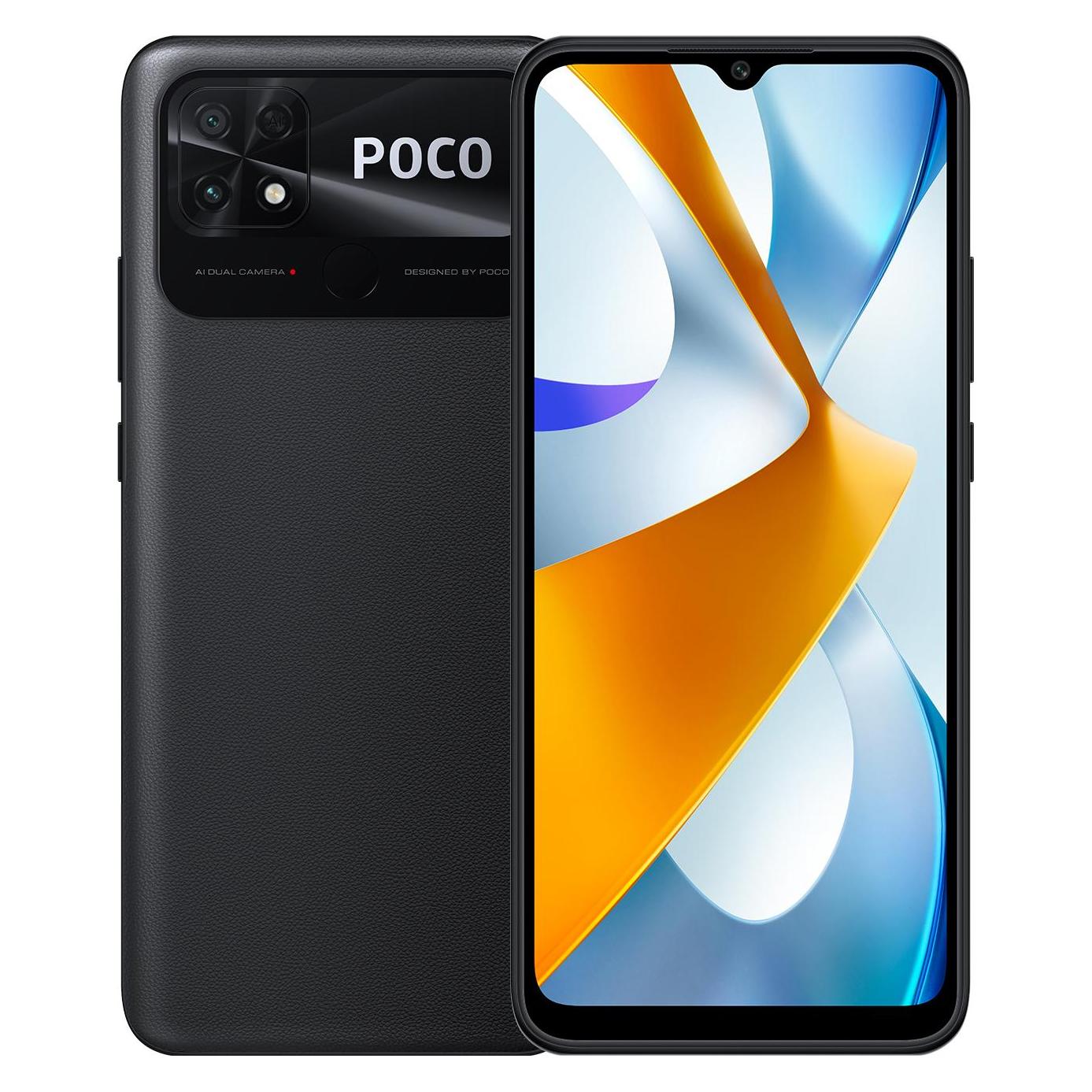 Xiaomi Poco C40 (32 GB, Power Black, 6.71", Dual SIM, 4G), Smartphone, Schwarz