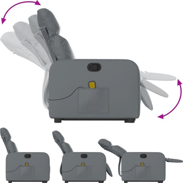 Image du produit vidaXL Massagesessel mit Aufstehhilfe