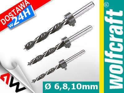 Produktbild wolfcraft 1 Holzspiralbohrer-Set 6-tlg. ø6,8,10mm (10 mm, 6 mm, 8 mm)