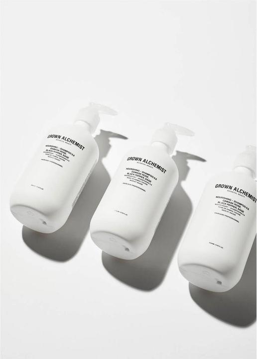 Actual product image Grown Alchemist Nourishing Shampoo 0.6 Damask Rose, Black Pepper, Sage (500 ml, Liquid shampoo)