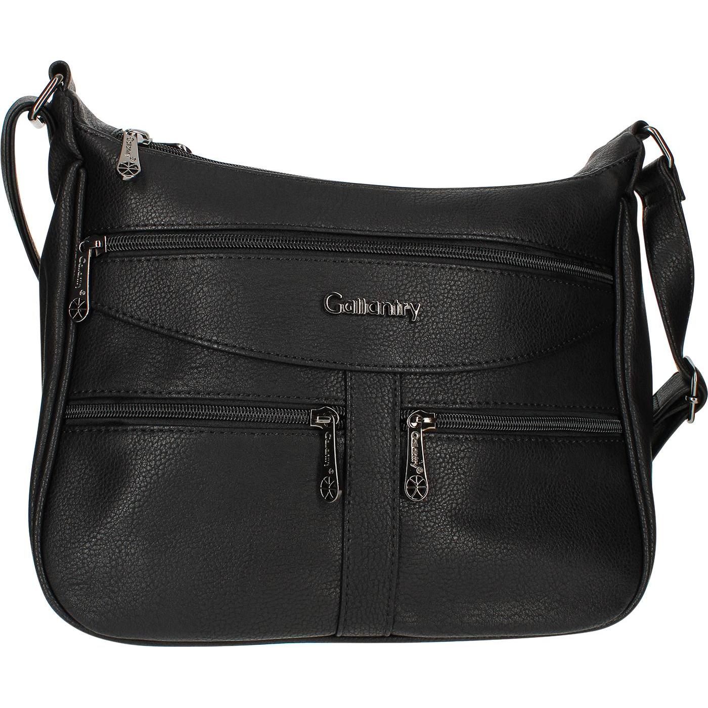 Gallantry, Handtasche, Casual Umhängetasche, Schwarz