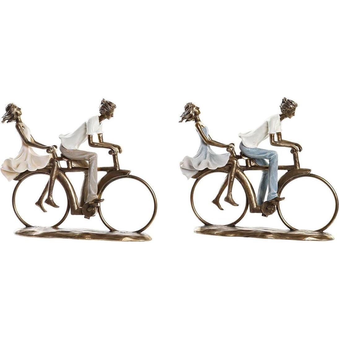 DKD Home Decor, Statuette e sculture decorative, Decorative Figure 27 x 9,5 x 23 cm Copper Pair (2 Units)