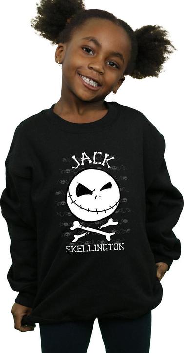 Produktbild Disney Nightmare Before Christmas Jack Face Sweatshirt Mädchen (152, 158)