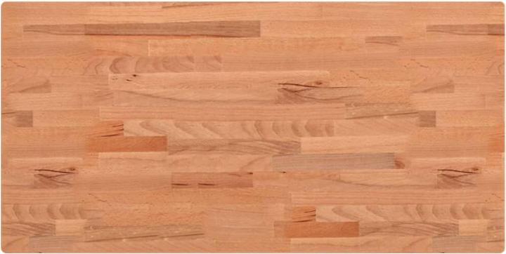 Actual product image VidaXL Tischplatte 80x40x1,5 cm Rechteckig Massivholz (80 x 40 x 1.5 cm)