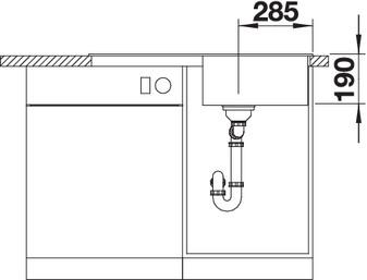 Image du produit Blanco ZIA 5 S (50 cm, 86 cm)