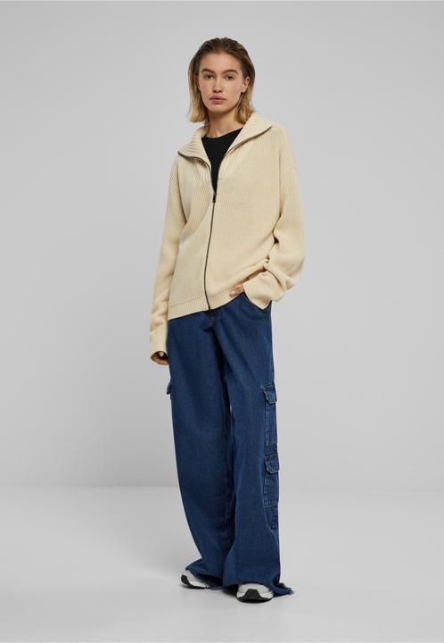 Produktbild Urban Classics Ladies Knitted Zip Cardigan - 126787 (L)