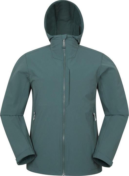 Actual product image Mountain Warehouse Mens Retreat Packable Soft Shell Jacket (XXL)