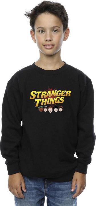 Produktbild Netflix Stranger Things Comic Heads Sweatshirt Jungen (128)