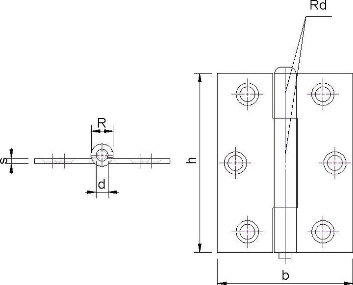 Produktbild Charmag Scharniere