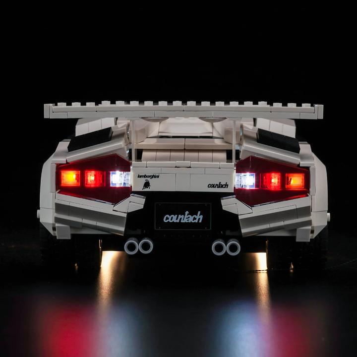 Produktbild BrickBling LED Licht Set für LEGO Lamborghini Countach (10337) inkl. Fernbedienung