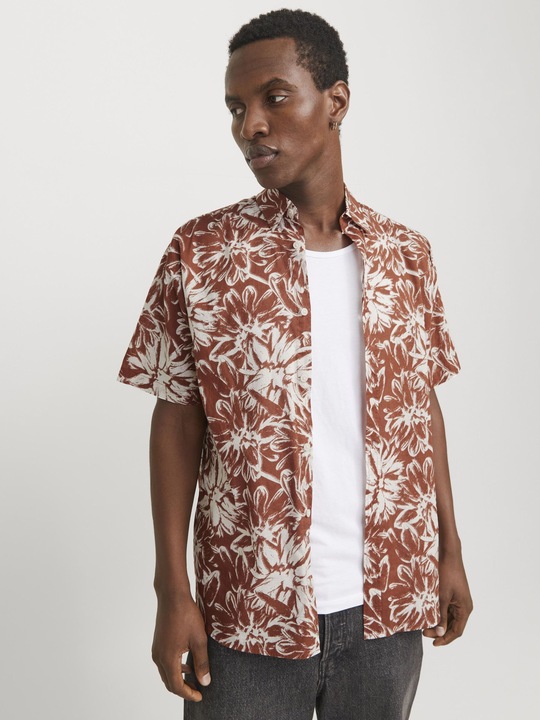 Image du produit Jack & Jones Jorjoshua Split Aop Shirt Ss Ln (XXL)