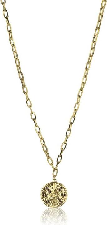 Marc Malone Ariana Black Necklace - Distinctive Gold-Plated Design