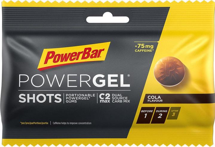 Image du produit Powerbar Shots de PowerGel (Caféine, Cola, 24 pcs, 1536 g)