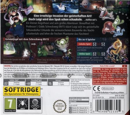 Actual product image Nintendo Selects: Luigi's Mansion 2 (3DS, DE)