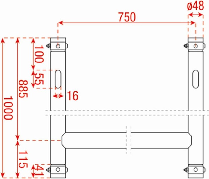 Produktbild Showtec H-Downrigger