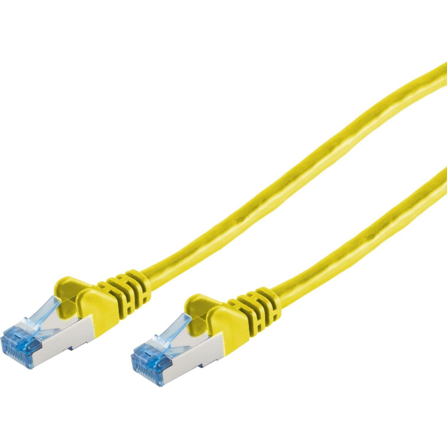 Thumbnail - Shiverpeaks S/CONN maximum connectivity Netzwerkkabel-Patchkabel, cat 6A, S/FTP, PIMF, gelb, 2,0m (S/FTP, CAT6, 2 m), Ne...