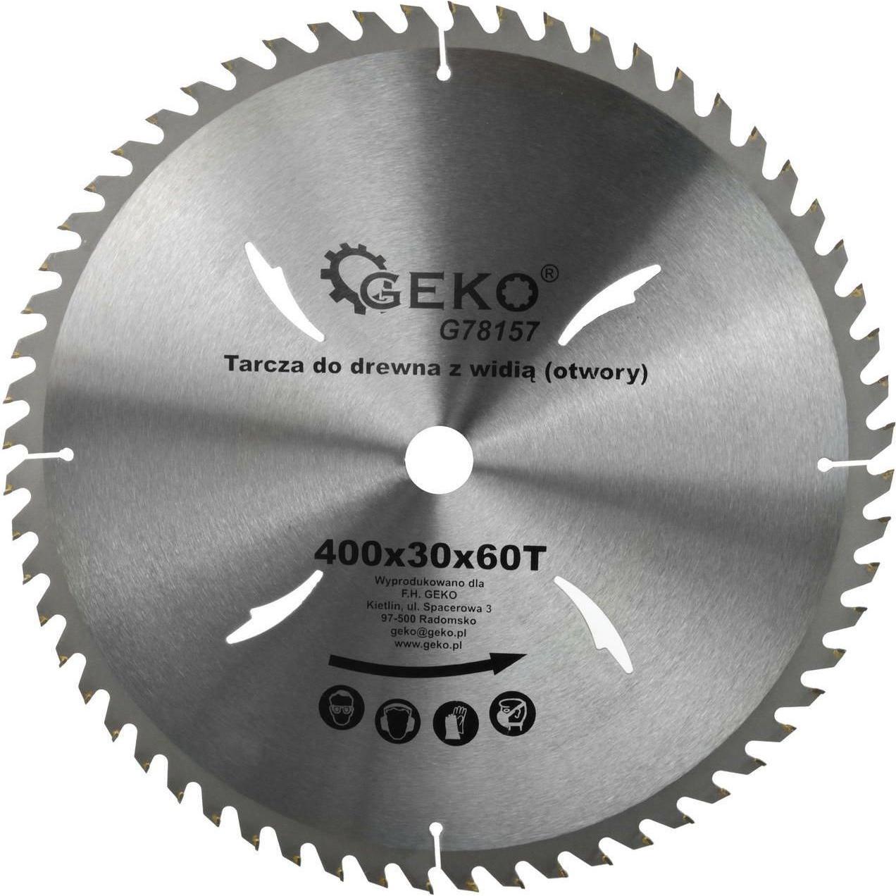 GEKO, Sägeblatt, Sägeblatt für Holz, 400x30 mm, 60T