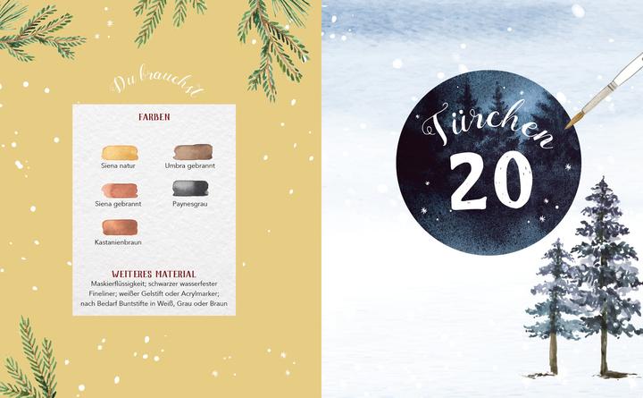 Actual product image My Advent Calendar Book: Winter Watercolour Land