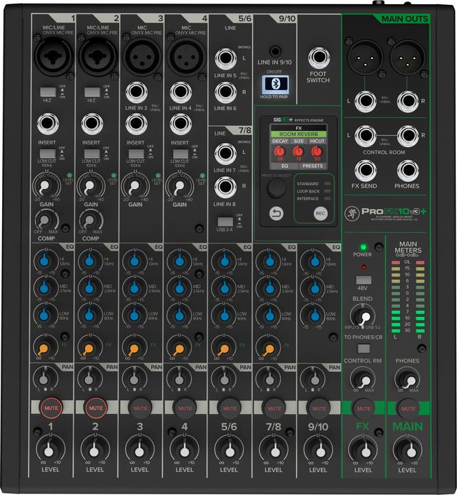 Mackie ProFX10v3+ (Studio- und Livemixer)