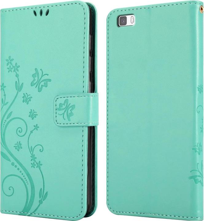 Actual product image Cadorabo Flower Book Cover (Huawei P8 Lite)