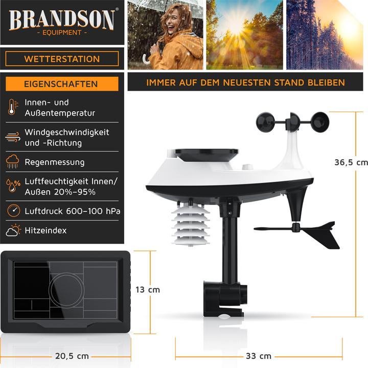 Actual product image Brandson Radio weather station