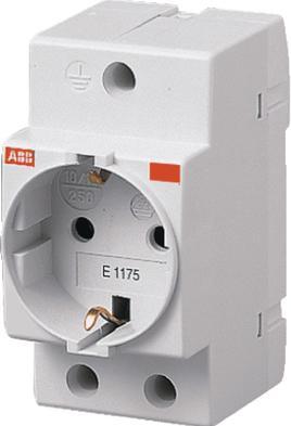 Productafbeelding ABB Duitse Schuko Din Rail Modulair Stopcontact