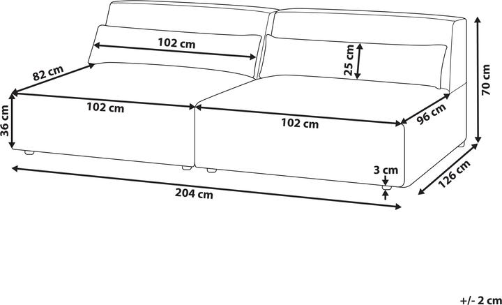 Image du produit Beliani Hellnar (2 places)