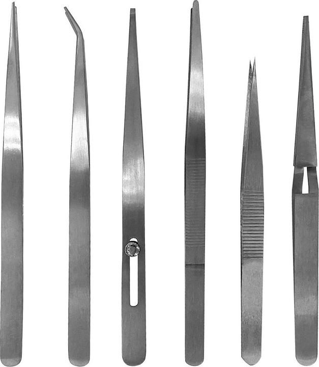 Actual product image Paulimot Modellbau-Pinzetten-Set, 6-teilig