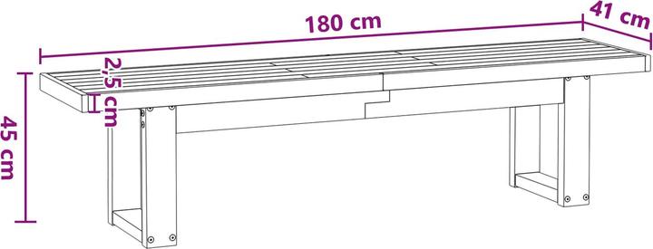 Produktbild vidaXL Essbereich Sitzmöbel (41 cm)