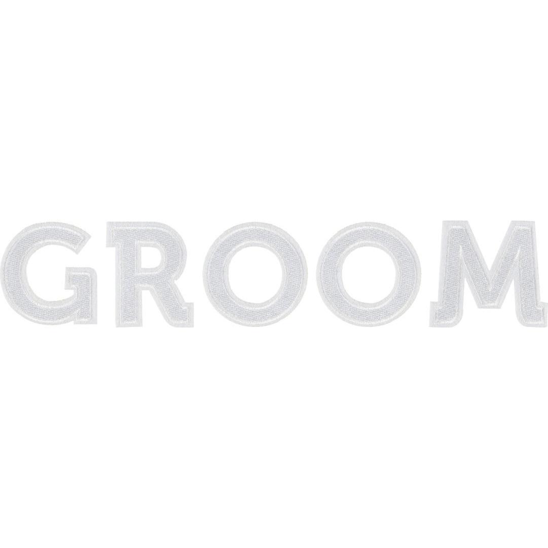 Partydeco Bügelflicken - Groom