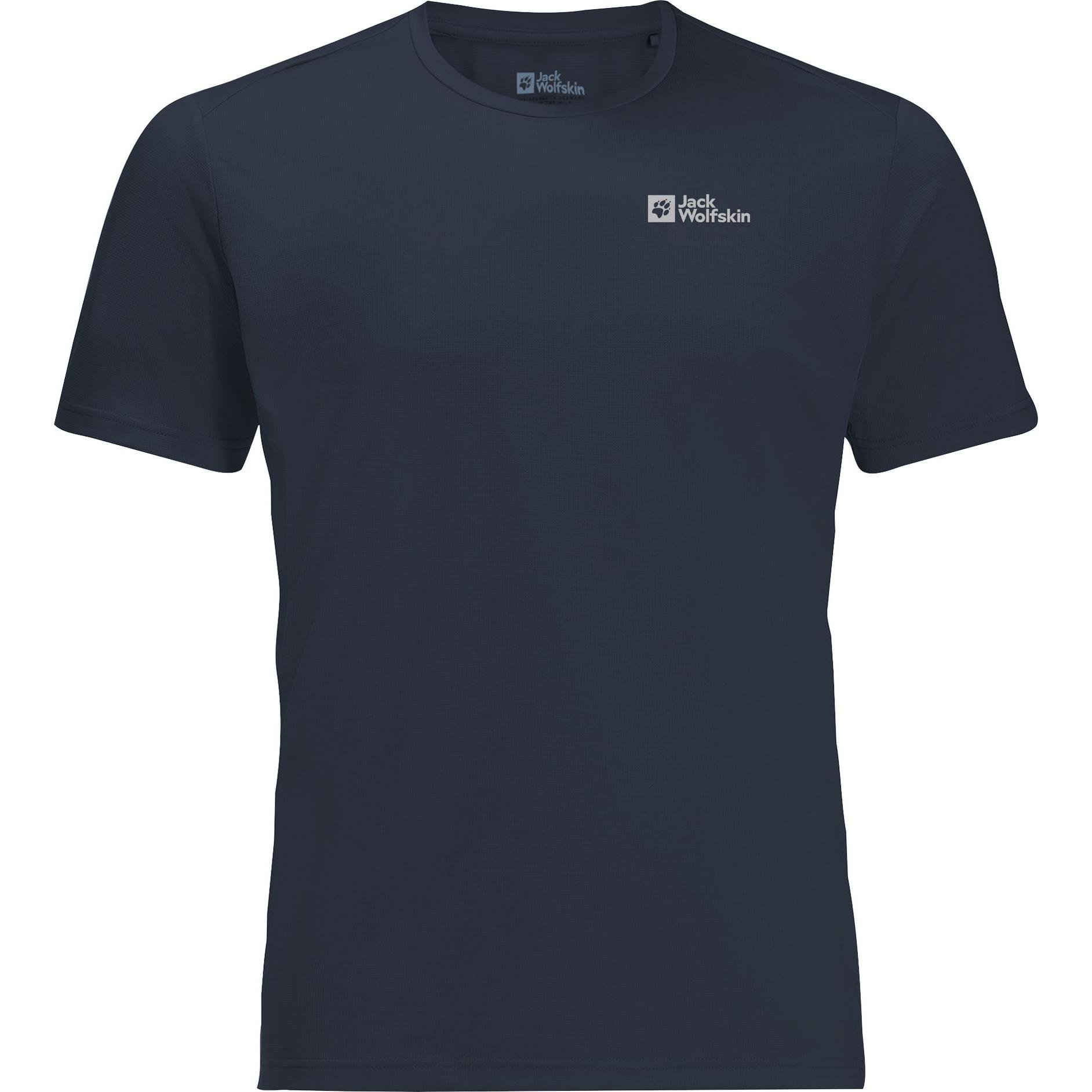 Jack Wolfskin, Herren, Sportshirt, Delgami S/S M (3XL), Blau, 3XL