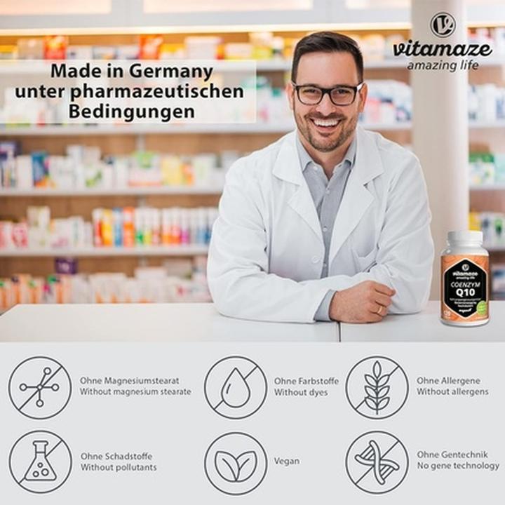 Produktbild Vitamaze Coenzym Q10 (120 Stück, Tabletten, 120 g)