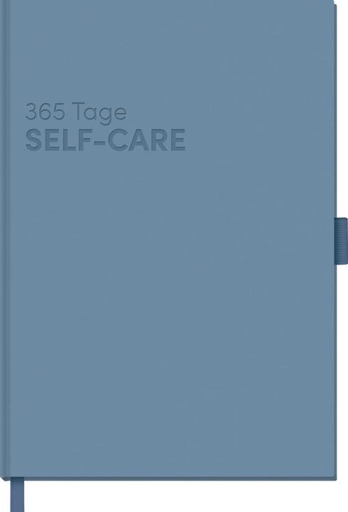 Actual product image Self-care Tagebuch Aqua (A5, Plain, Hardcover)