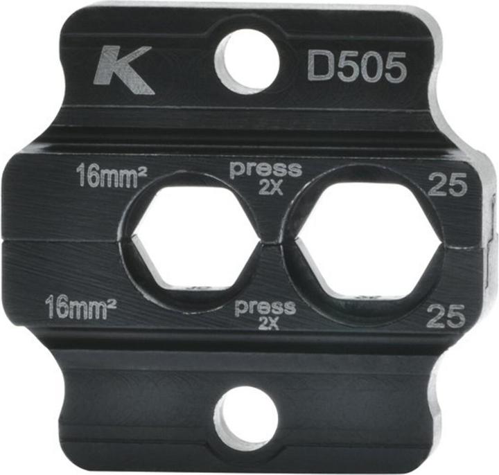 Klauke Crimping dies K50 series for pipe cables/connectors DIN D505