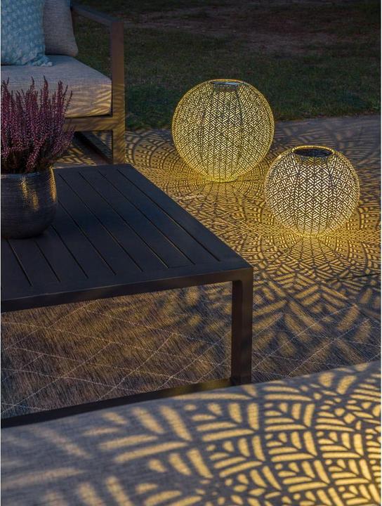 Produktbild STT Windlicht Solar Antic Ball Sofia, Ø 30 cm, Aqua