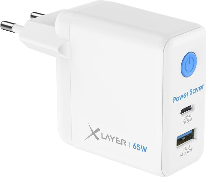 Produktbild Xlayer 65W Power Saver USB Typ C mit Strom-Stopp-Funktion white (65 W)