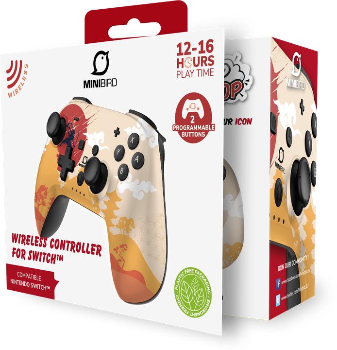 Immagine prodotto Gioteck Pop Top - Manette sans fil Bluetooth Rising Sun per Nintendo Switch e Switch OLED (Switch, Switch OLED)