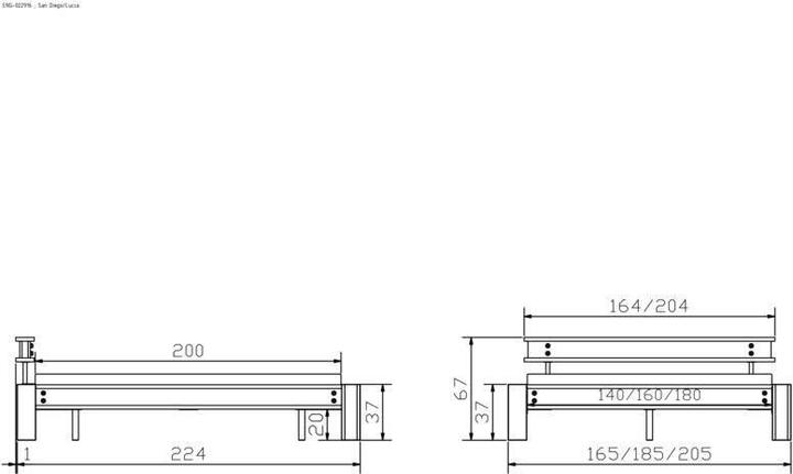 Immagine prodotto Hasena San Luca 20 (160 x 200 cm)