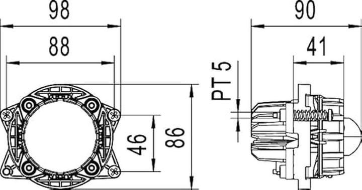 Actual product image Hella Headlights, LED