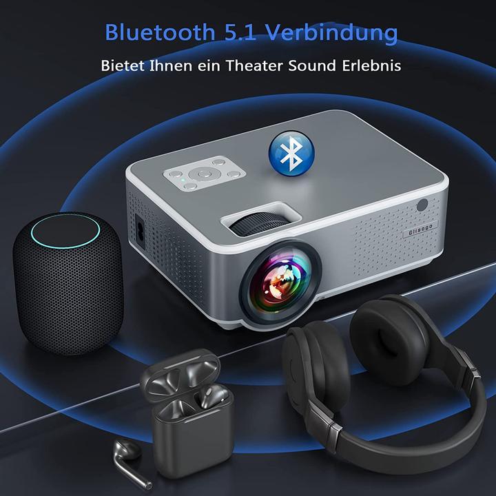 Actual product image Giaomar Native 1080P 5G WiFi Video Projector 4K