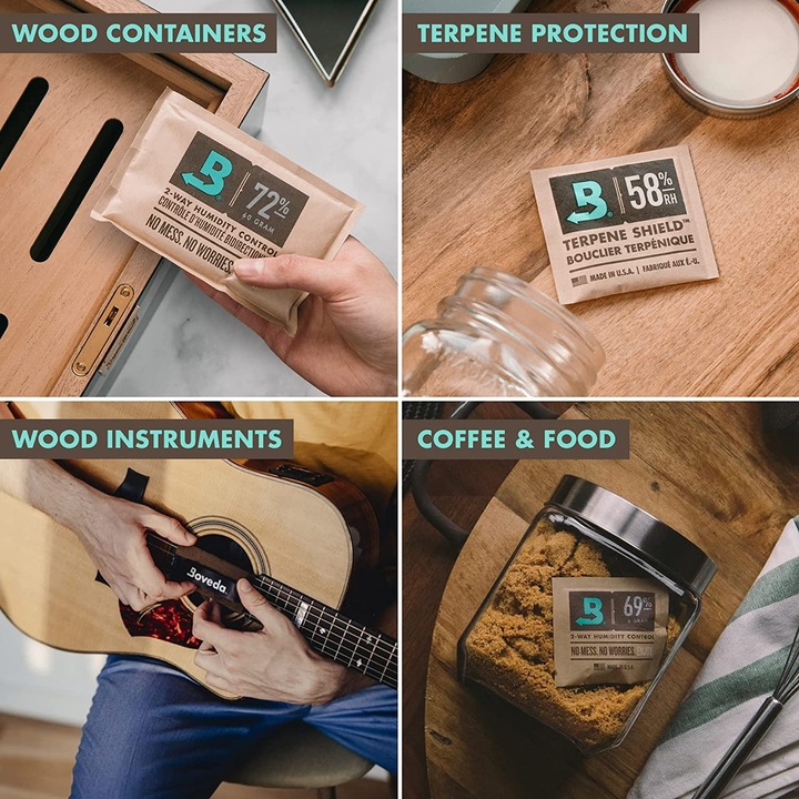 Actual product image Boveda for cigars 2 ways humidity regulation (12 x)