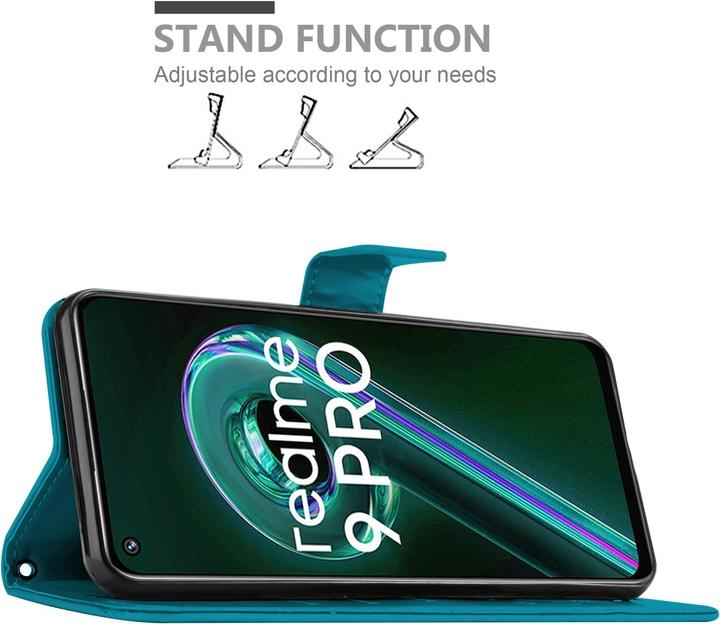 Image du produit Cadorabo Housse Flower Book pour Realme 9 5G / 9 PRO / V25 / Q5 / OnePlus Nord CE 2 LITE 5G (Vivo V25, Realme 9 Pro+, OnePlus Nord CE 2 Lite 5G)